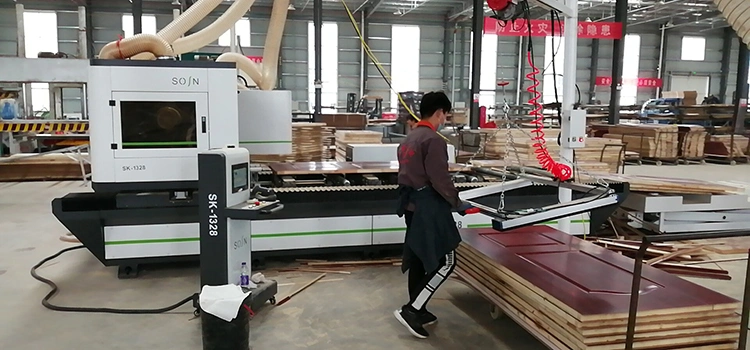 CNC Four Sides Cutting Saw Machine for Wood Door Sk 1328