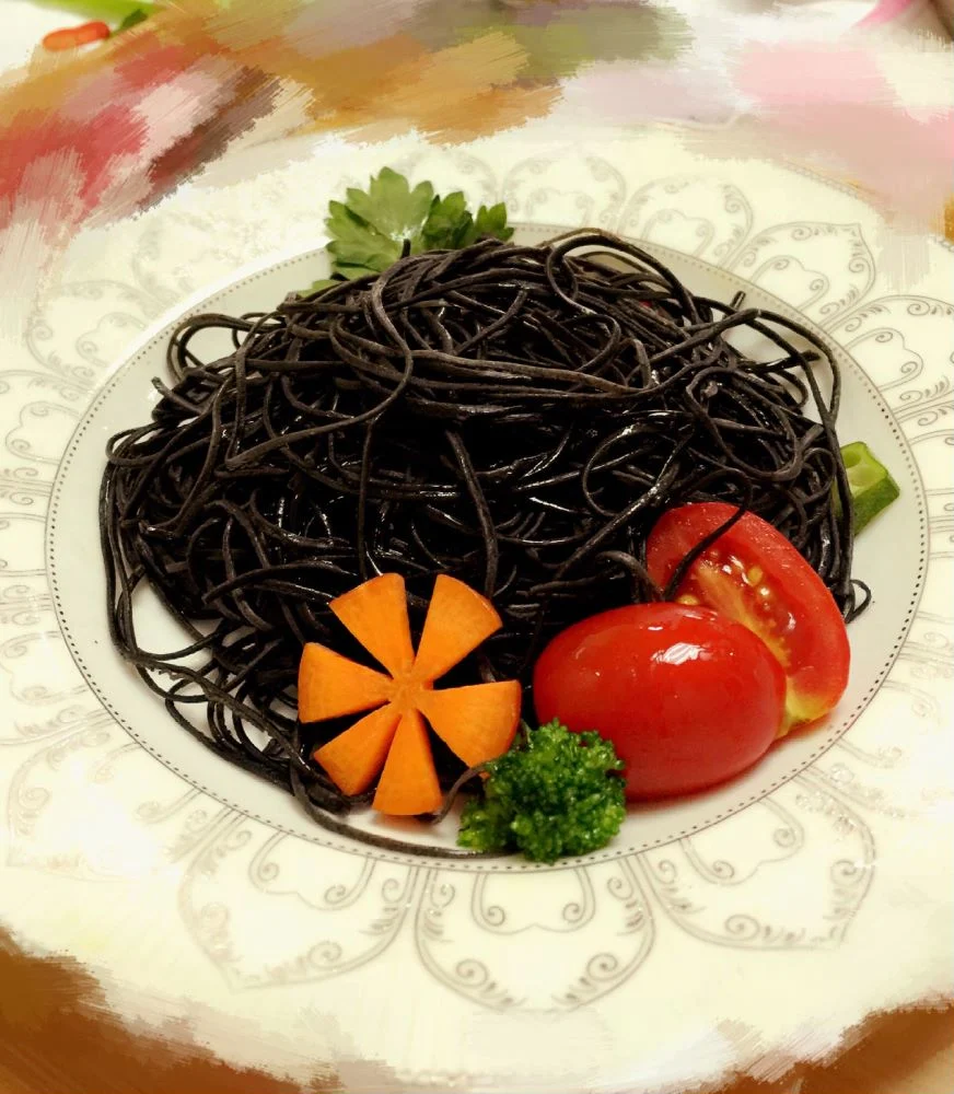 Wholesale/Supplier Chinese Factory Black Bean Spaghetti USDA et eu Organic Santé aliments