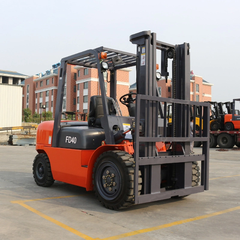 Four Wheels 1.5ton 2ton 3ton 4ton 5ton 10ton 3m 5m 6m Battery Operation Electric Diesel Gasoline LPG Terrain Rough Fork Lifter Truck Forklift with Factory Price