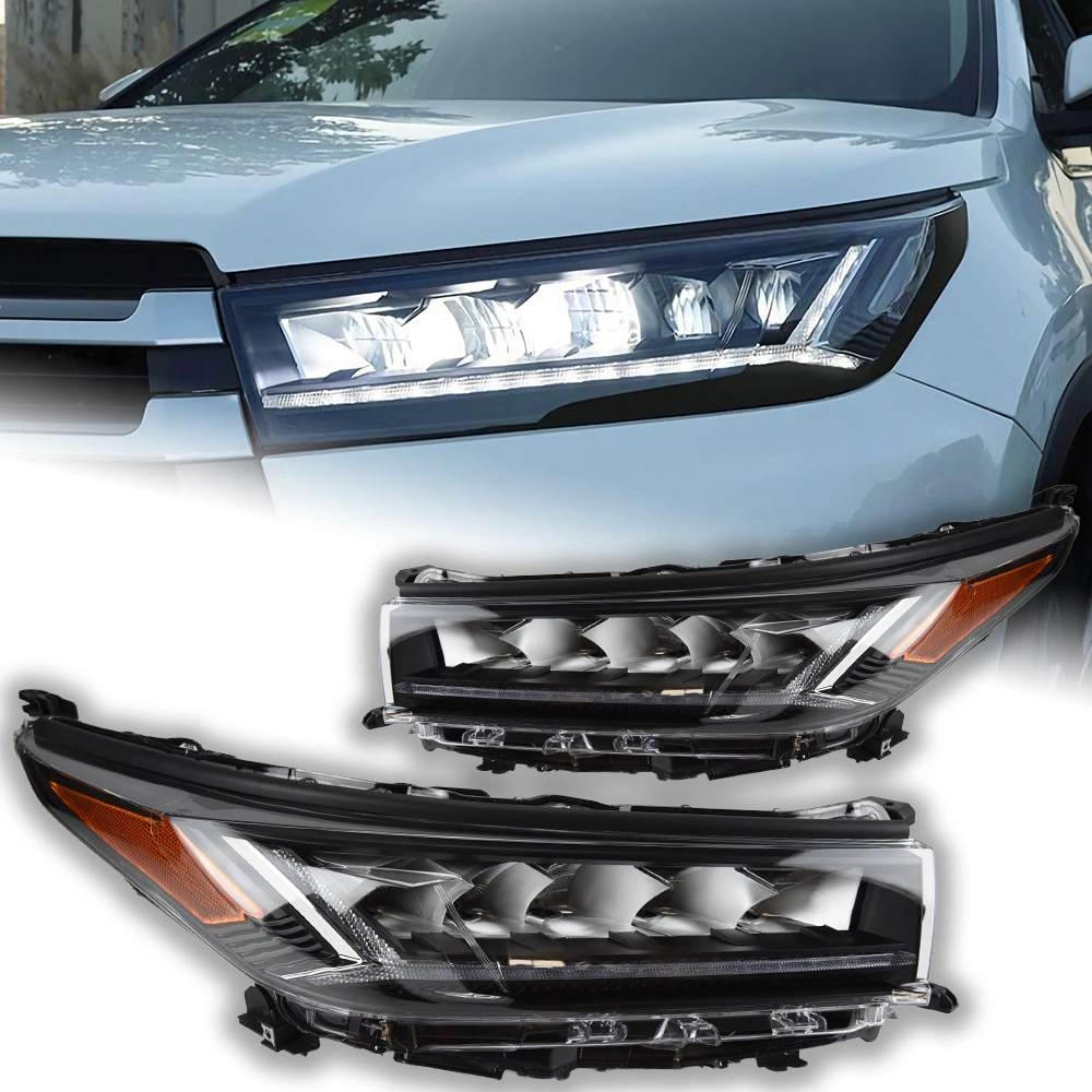 New Style 2018-2021 Year for Highlander Full LED with Moving Turning Signal Front Lamps