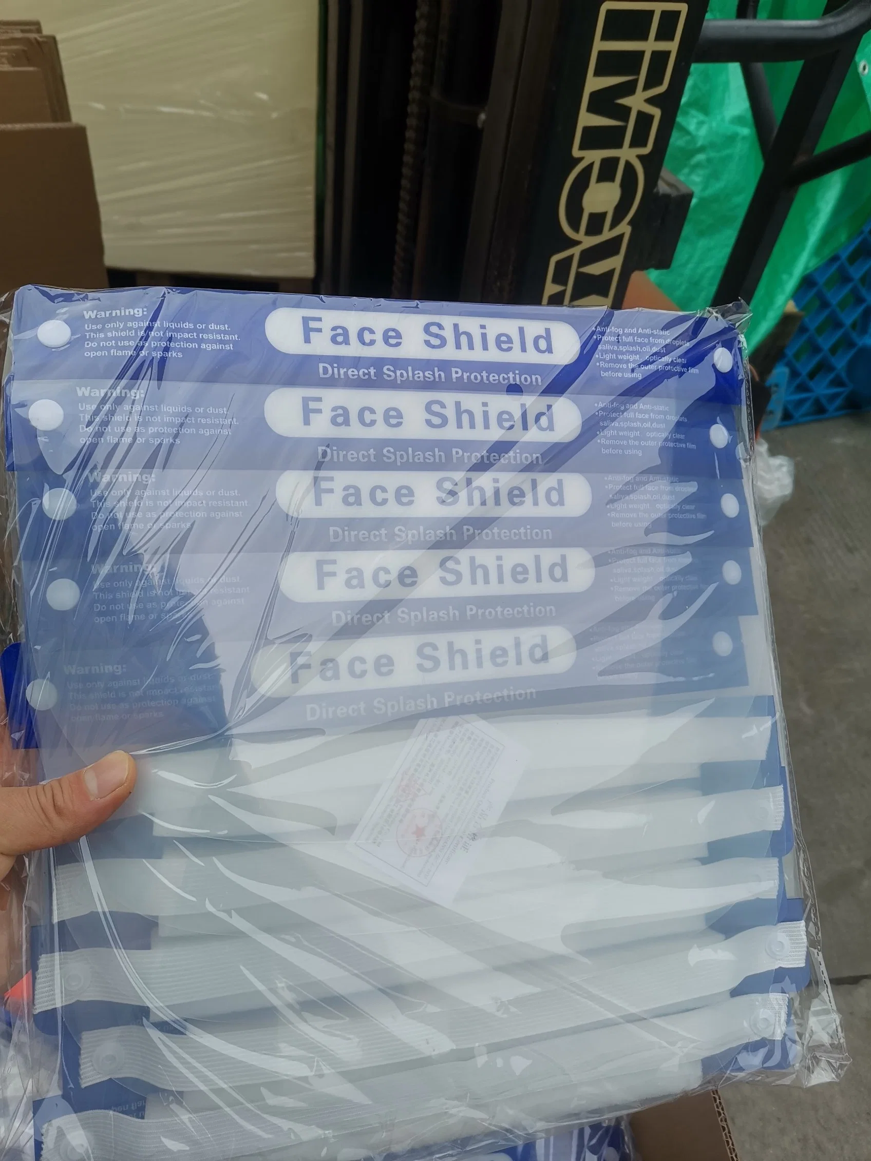 Hot Sell Dental Disposable Face Shield with Sponge /Dental Face Mask Shield