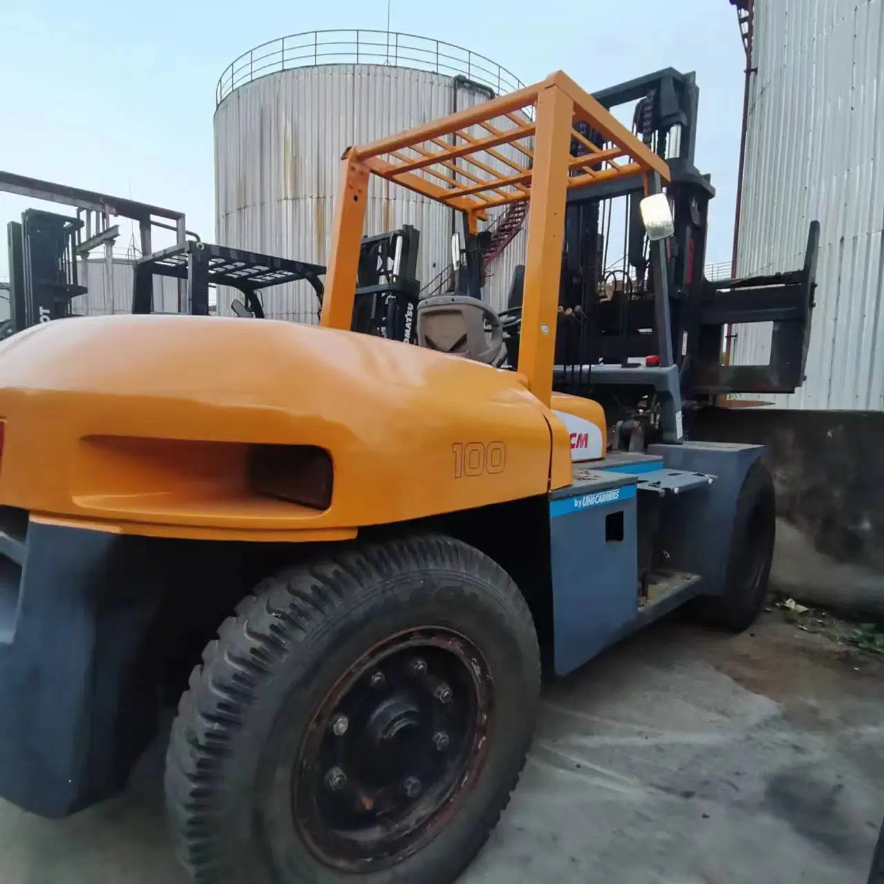 Segunda mano usada Forklift Diesel TCM Fd100 10 Ton Japanese Forklift