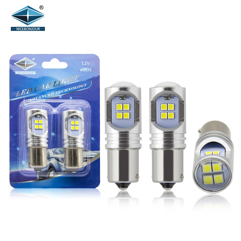 Automotive 12V 24V 3030 12SMD LED-Autoleuchte 1156 5W LED-Lampen für Rücklauf-/Rückwärts-/Blinker-/Stoppleuchte