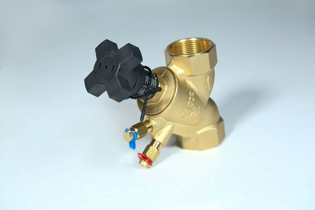 Static Balancing Valve Brass Pn25 Threaded End DN15-DN50