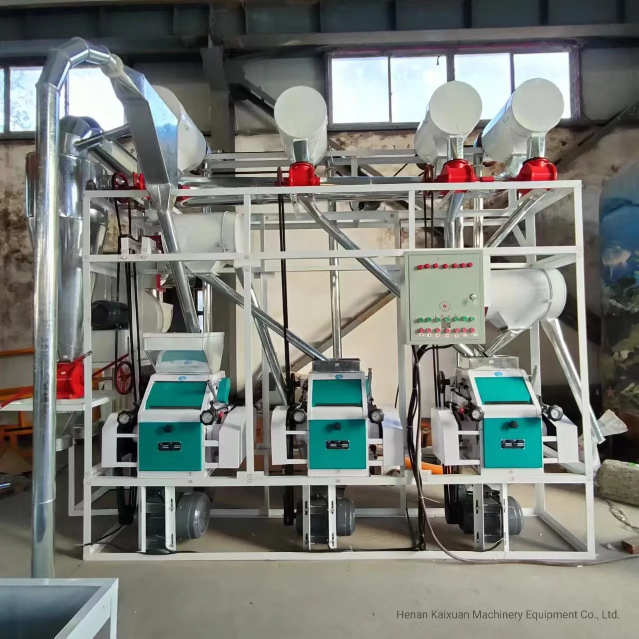 Mehlmühle mit einer täglichen Produktion von 15 Tonnen Getreidemühle Maismühle