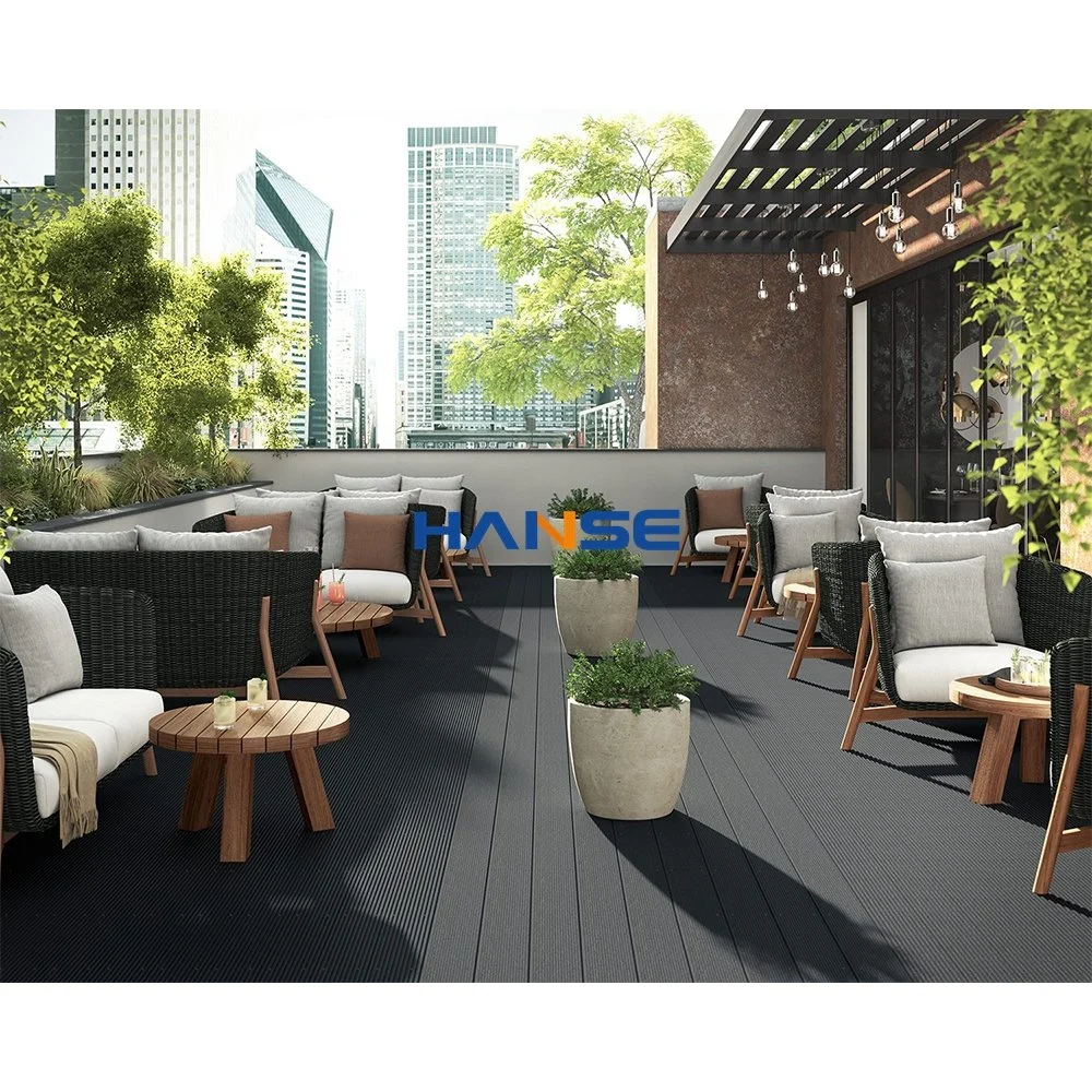 New Europe Standard Price Co-Extrusion Solid Resistant Wood Texture Waterproof Plastic Composite WPC Decking Floor Outdoor