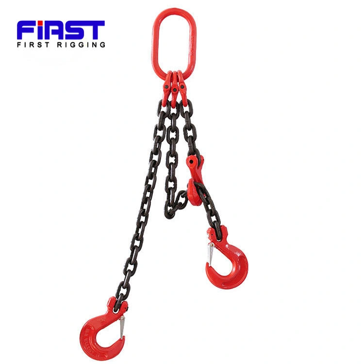 G80 Alloy Steel Three Legs Lifting Chain Sling for Port Transportation