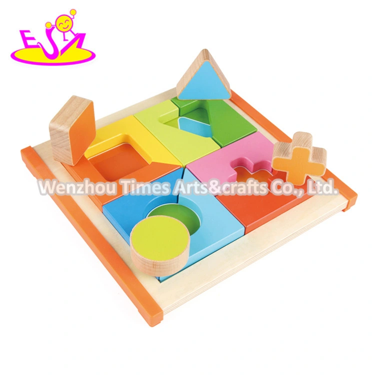 Top Fashion Educational Wooden Mathematical Shapes for Kids W12f048