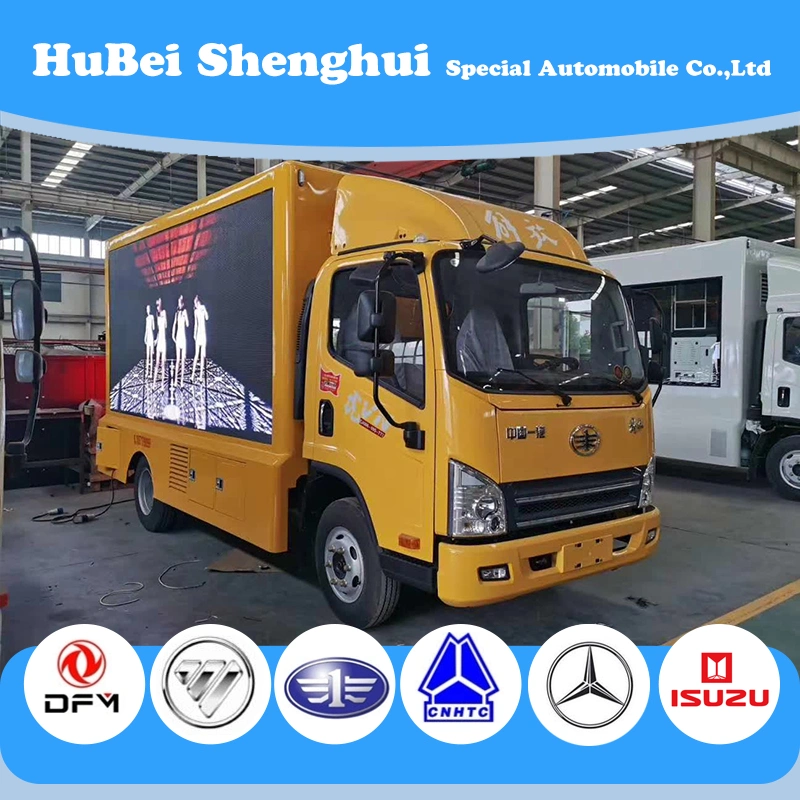 Special Vehicle for Vertical Advertising Board Pour Panau Publicitaire Digital Sign Truck LED Display Publicitario Movil Truck Mobile Billboard Truck