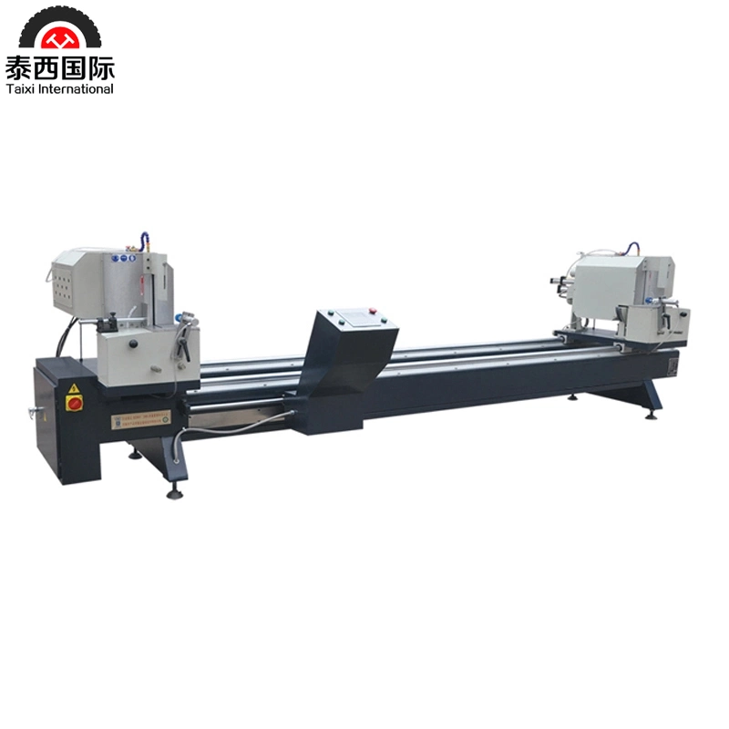 Máquina de Corte de Perfil de Alumínio para Processamento de Portas e Janelas de PVC de Precisão de Cabeça Dupla CNC 500*4200 Equipamento de Fabricação de Máquinas de Corte de Perfil