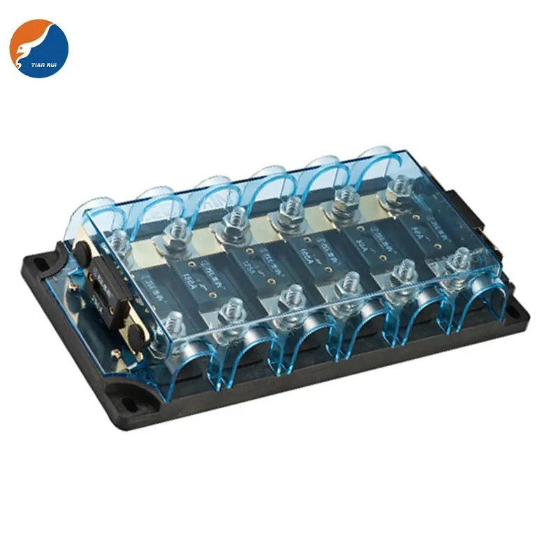 6p 6 Way Anl Car Fuse Block Holder Box with Insulating Cover