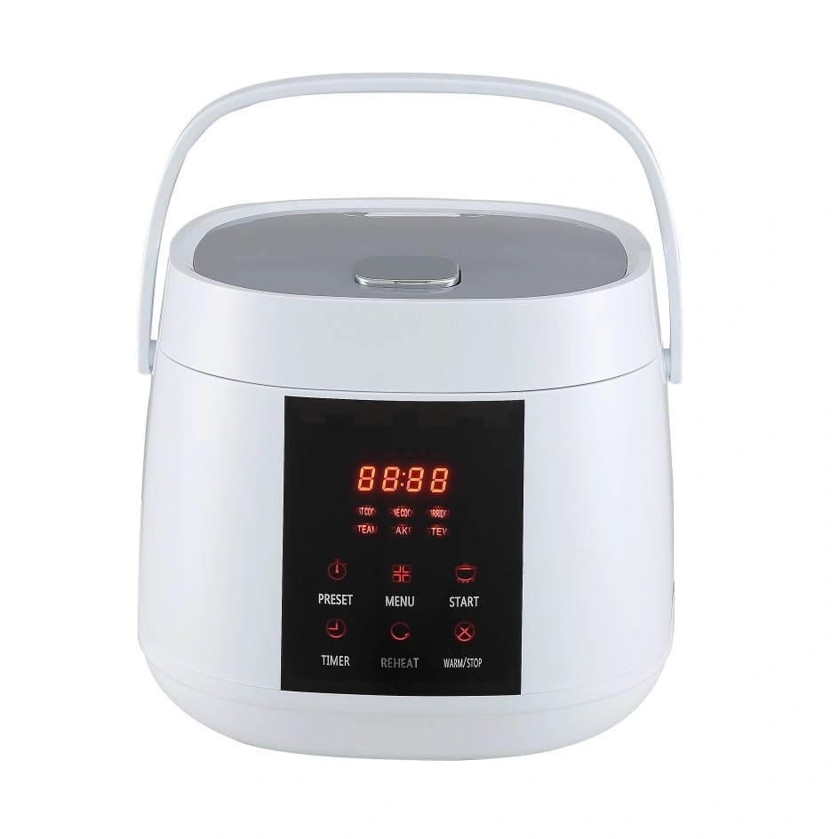 Home Appliance with Square Shape 1.2L Micro Computer LED Display Multi Function Rice Cooker