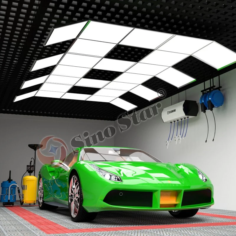 Buena calidad impermeable LED Panel luces Reparación coche Inspección puntual Luces del panel Detailing Light Car Showroom Lamp