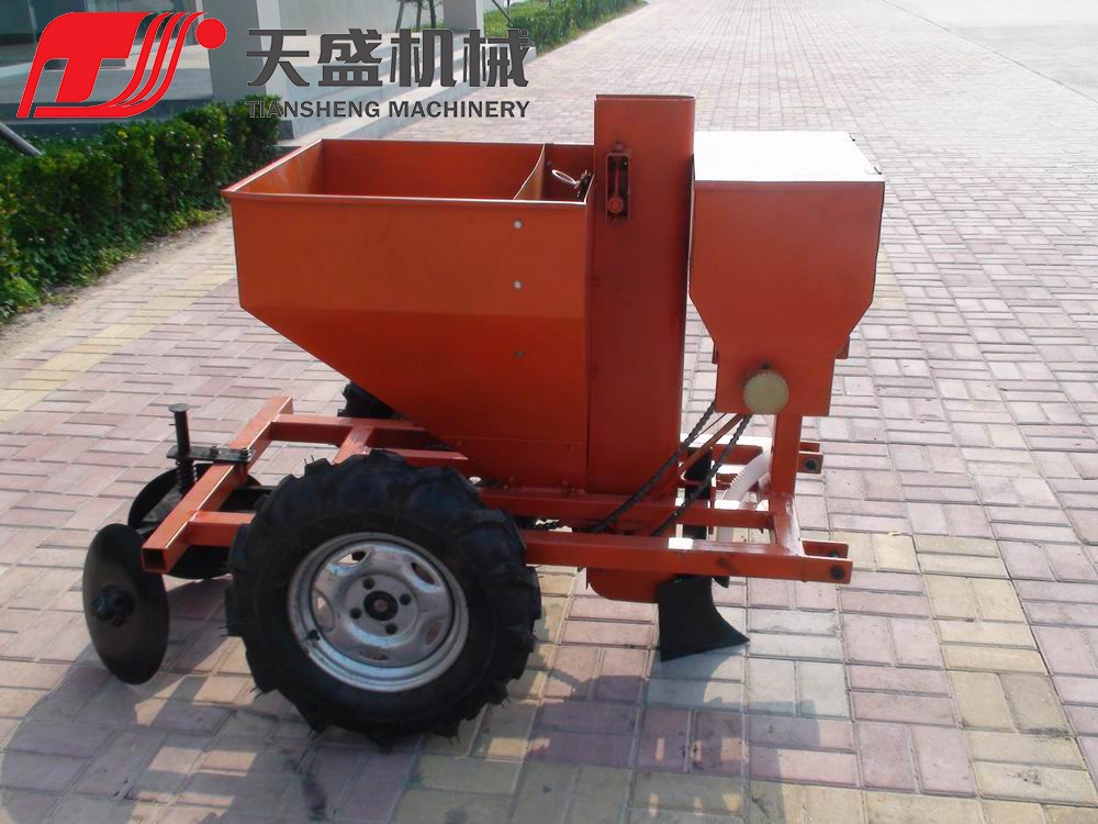 New Walking Tractor Low Price Manual Seeder Machine Garlic Seeder Potato Planter10%off