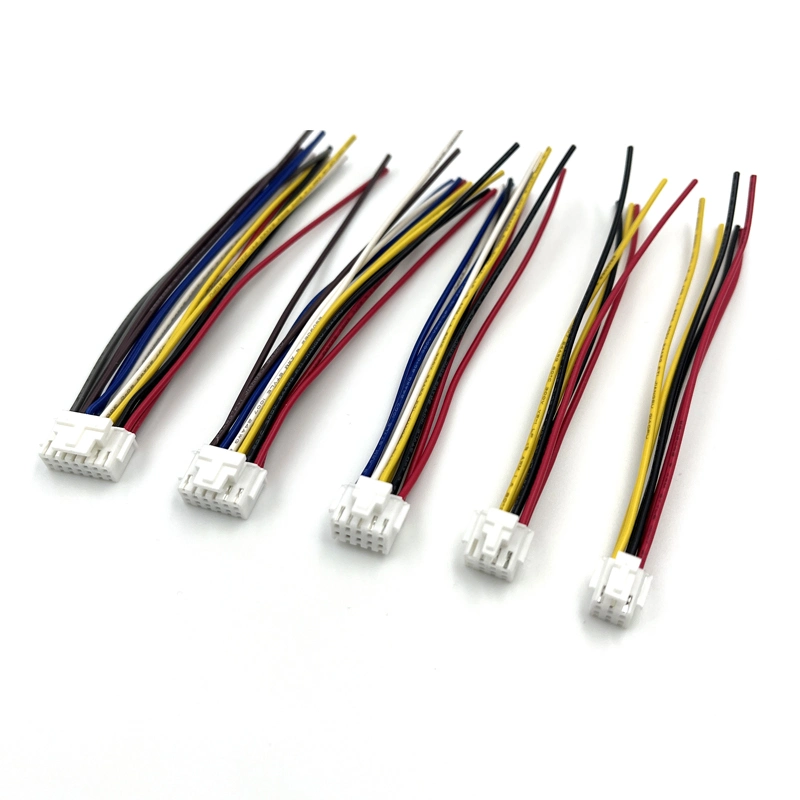 Connecteur de câble de harnais électronique personnalisé avec différentes broches Jst Molex Sh Zh pH Xh Vh de pas 1.0 1.5 2.0 1.25 2.54 mm pour l'électricité.