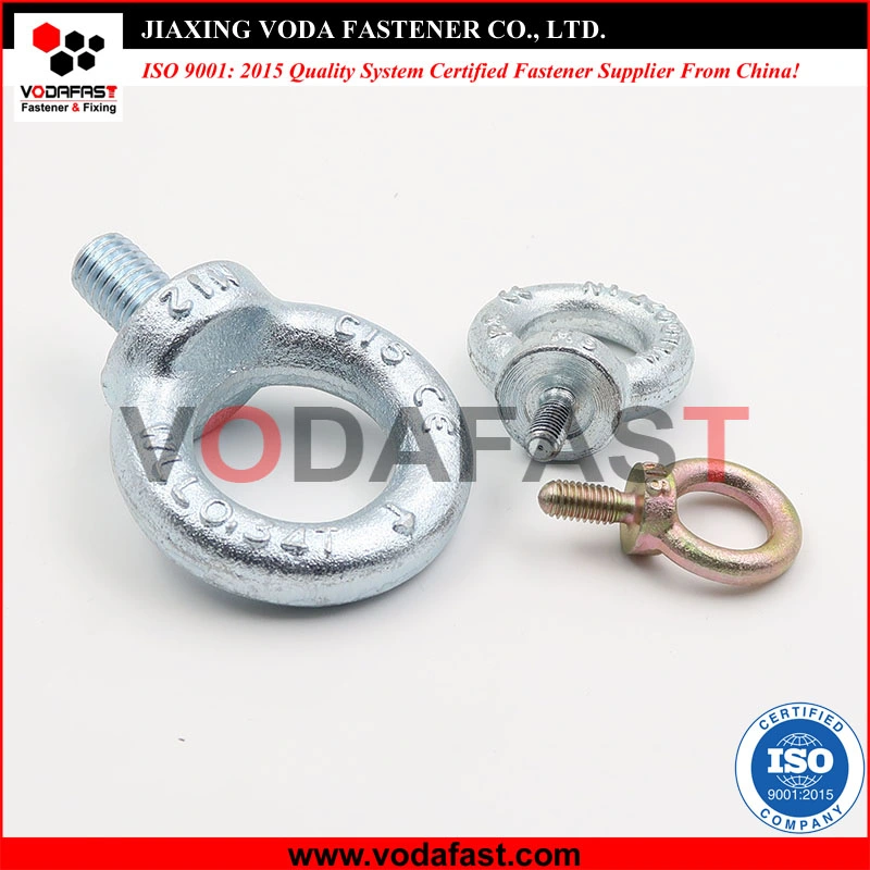 Vodafast DIN 580 Lifting Eye Bolt Zinc Plated Yellow Zinc Plated