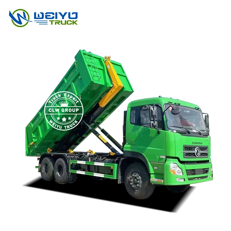 Dongfeng 260HP 20 Tons 22cbm Roll off Arm Hooklift Garbage Truck