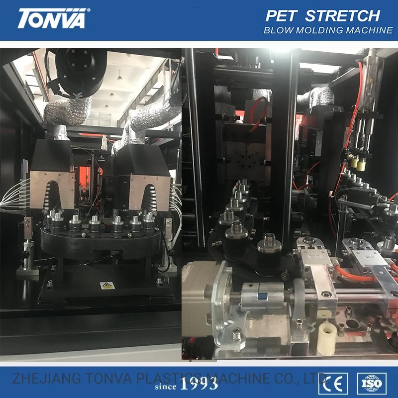 Totalmente Automática máquina de moldagem por sopro de PET e moldes para 500ml 1L 2L com produção de garrafas de bebidas