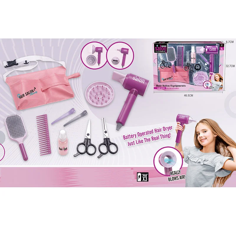 Handbag Hair Salon Tool Girl Pretend Play Toy Girls Toy Beauty Set