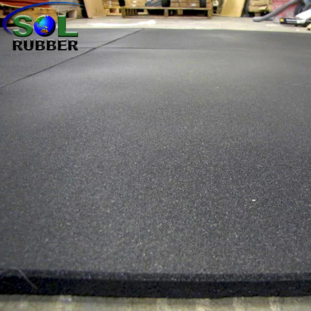 Sol de alta densidad de caucho Wear-Resistant Gimnasio de promoción de las alfombrillas de goma barata