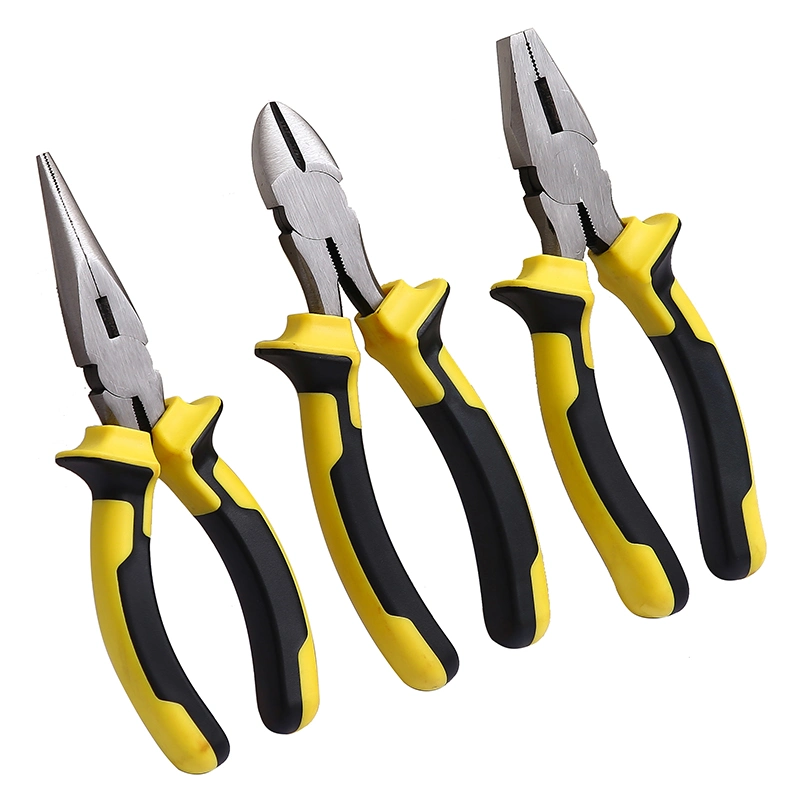 Professional Hand Tool Automatic Wire Stripper Stripping Tools Wire Cutter Multi Function Combination Pliers with PVC Handle