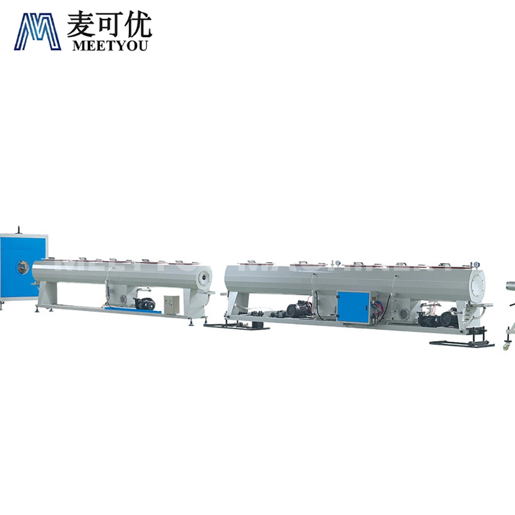 Maquinaria Meetyou máquina de fabricación del tubo de HDPE ODM PE personalizado Línea de extrusión de perfiles de plástico de alta productividad de China de fábrica del tubo de la extrusora HDPE