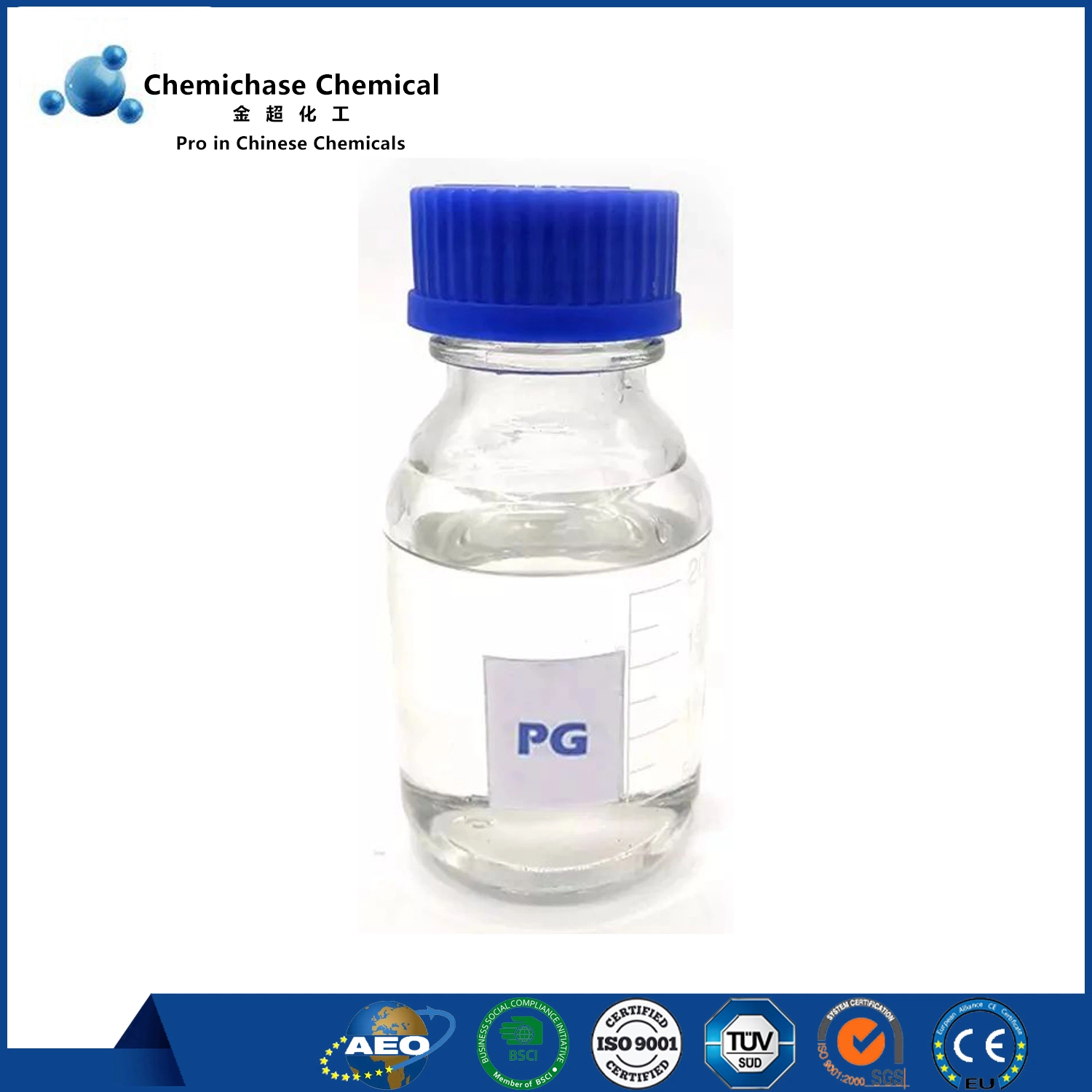 Propylene Glycol Pg Multiple Grade Solvent 99.5% 99.7% 99.9%