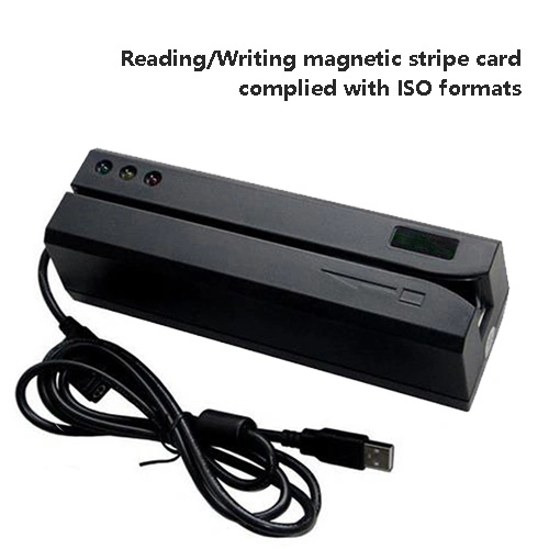 Long Range USB Magnetic Stripe Msr IC Chip Card Reader Writer