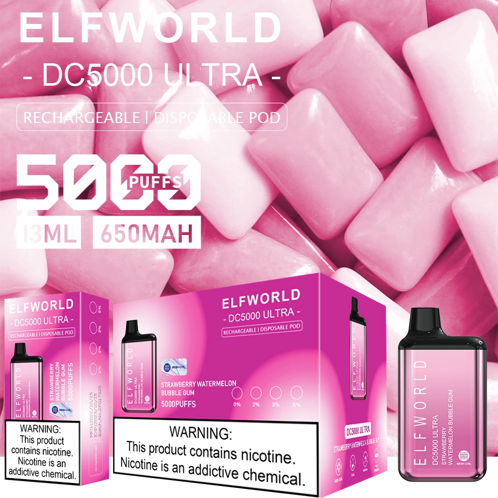 Están ajustadas comprar cigarrillo desechable Vape vaporizador Elf mundo DC5000