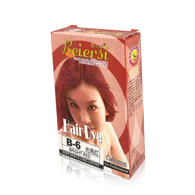 Ammonia Ppd Free Permanent Beiersi Coffee Hair Color Dye