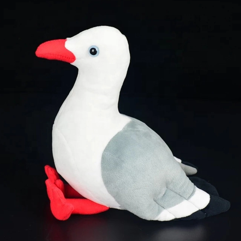 Индивидуального логотипа 15см очаровательный Bird фаршированные животных шикарные Чайка игрушка для поощрения