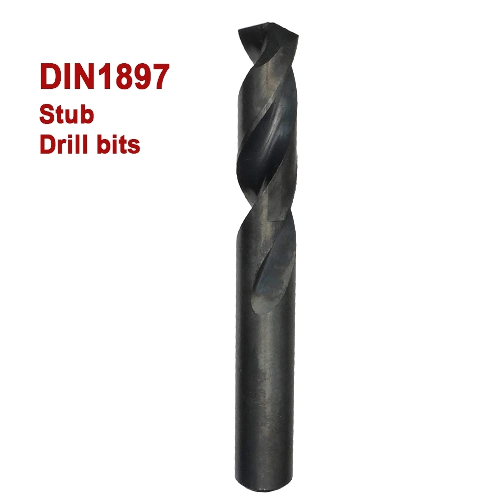 DIN 1897 Extra Short High Speed Steel Heavy Duty Split Point Stub Drill for Drilling Metal