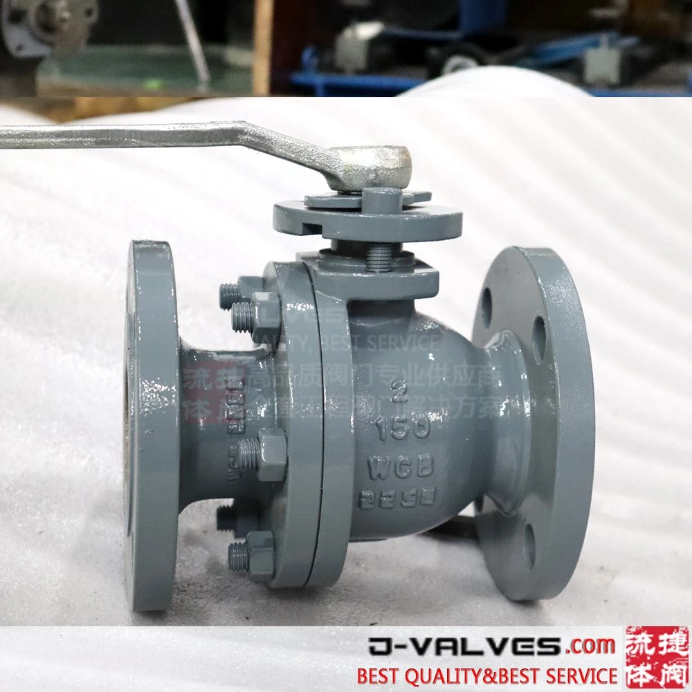 Ball Valve Flanged Lever 2 Piece Body Steel/Stain. St. /PTFE Pn16/40 Pn64 ASTM A216 Wcb Stainless Steel-CF8m-316