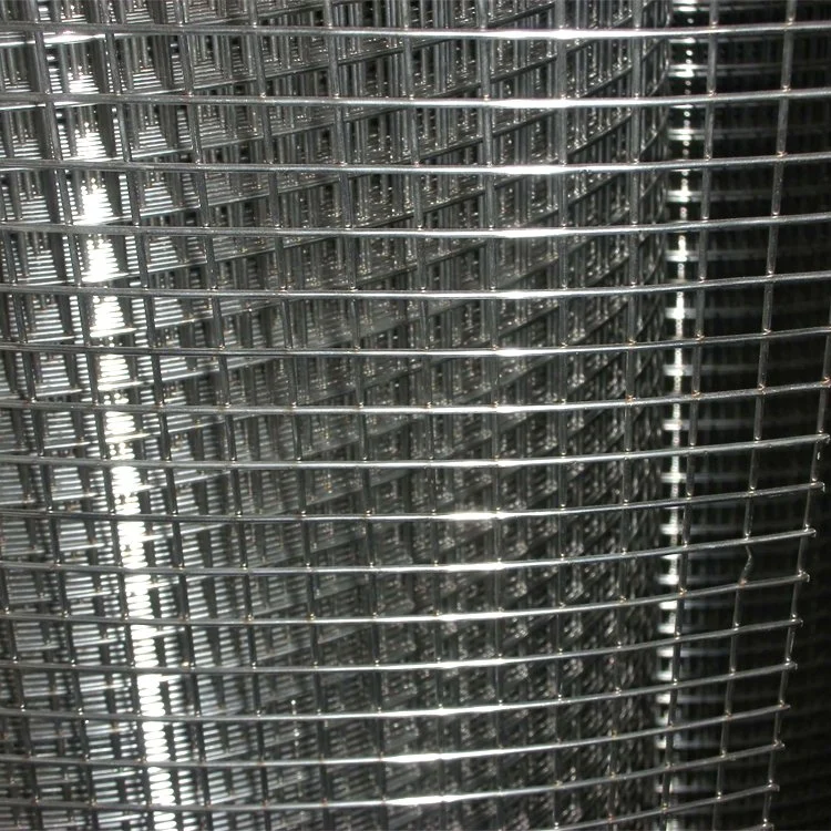 Tela de malla de alta calidad de acero inoxidable de 2X2pulgadas 1x1pulgadas Malla de alambre soldada de acero o construcción de jaula de pájaro de conejo