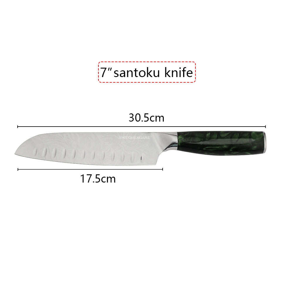 Hip-Home Cooking Knife Stainless Steel Kitchen 7" Santoku Knives