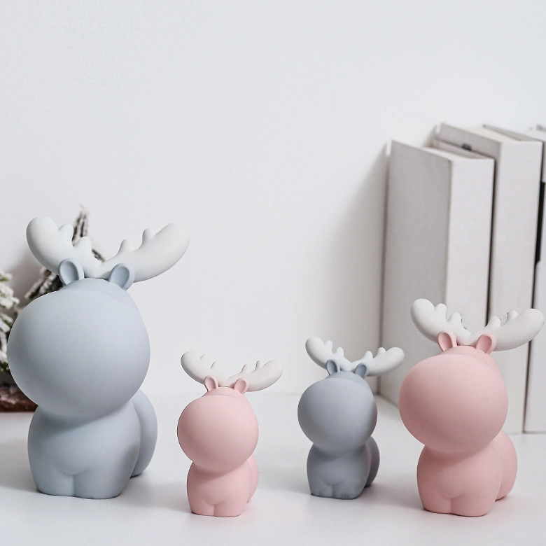 Simple Animal Deer Piggy Bank Creative Girl Lovely Children Ornaments Ornaments Piggy Bank Gifts Home Decor& Kids Gift