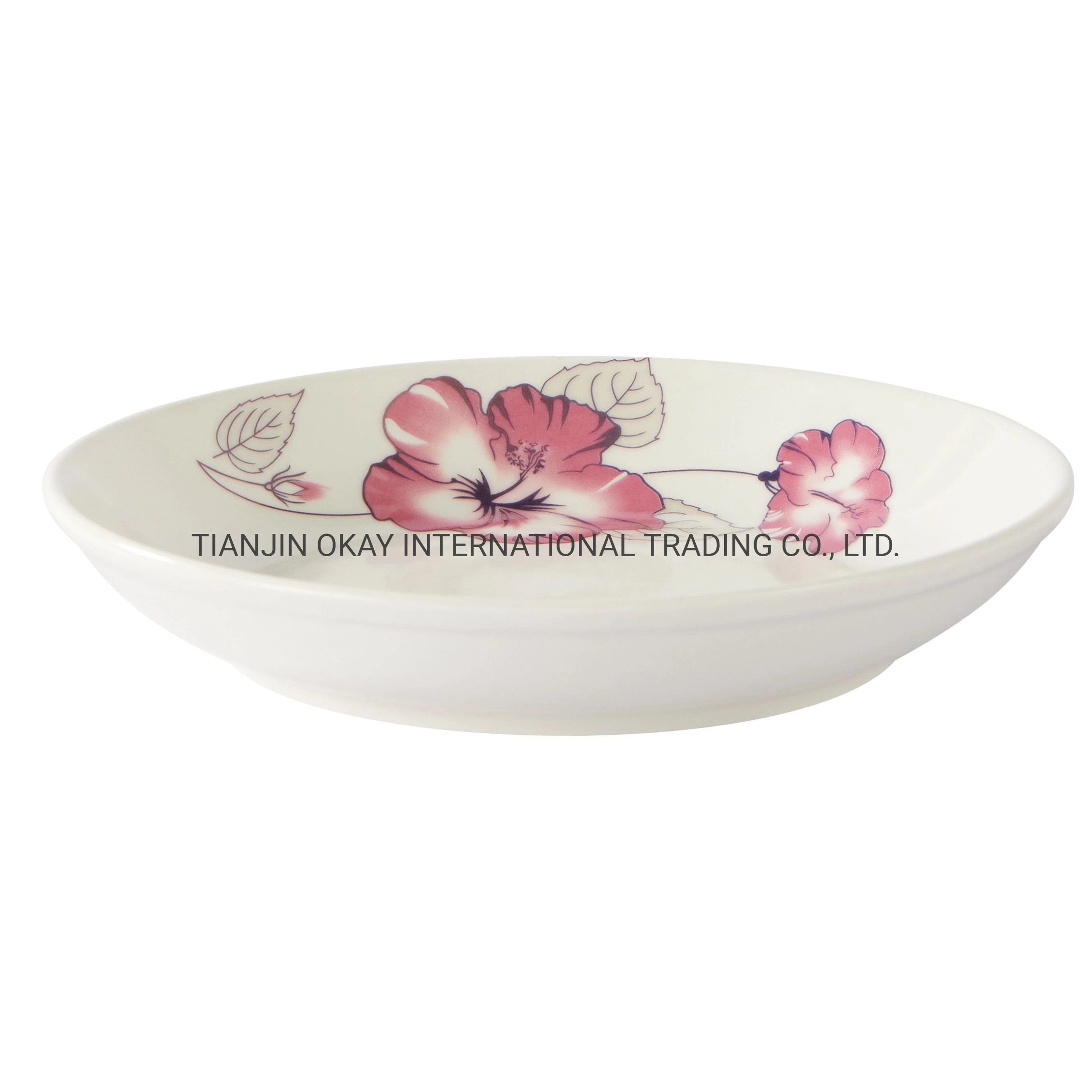 New Design Dinner Set of Dishes Ceramic Plate Colored Glazed Ceramic Stoneware Dinner Plates Wholesale/Supplier