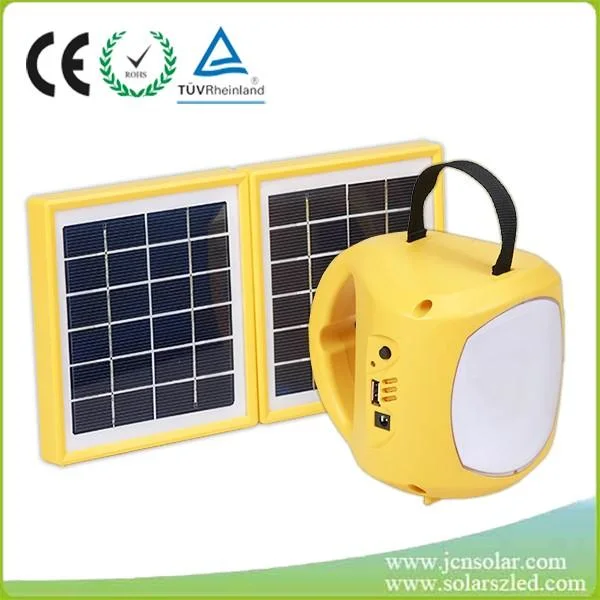 2023 Market Trend Portable Solar Lighting Kits with FM/MP3/Bt Speaker