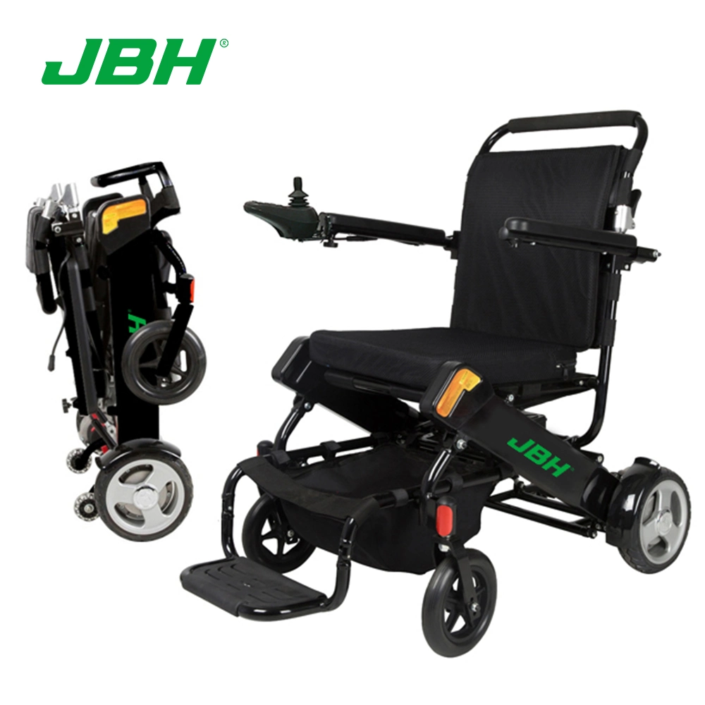 Silla de ruedas JBH D05 silla de ruedas plegable eléctrica portátil de alta calidad ligera