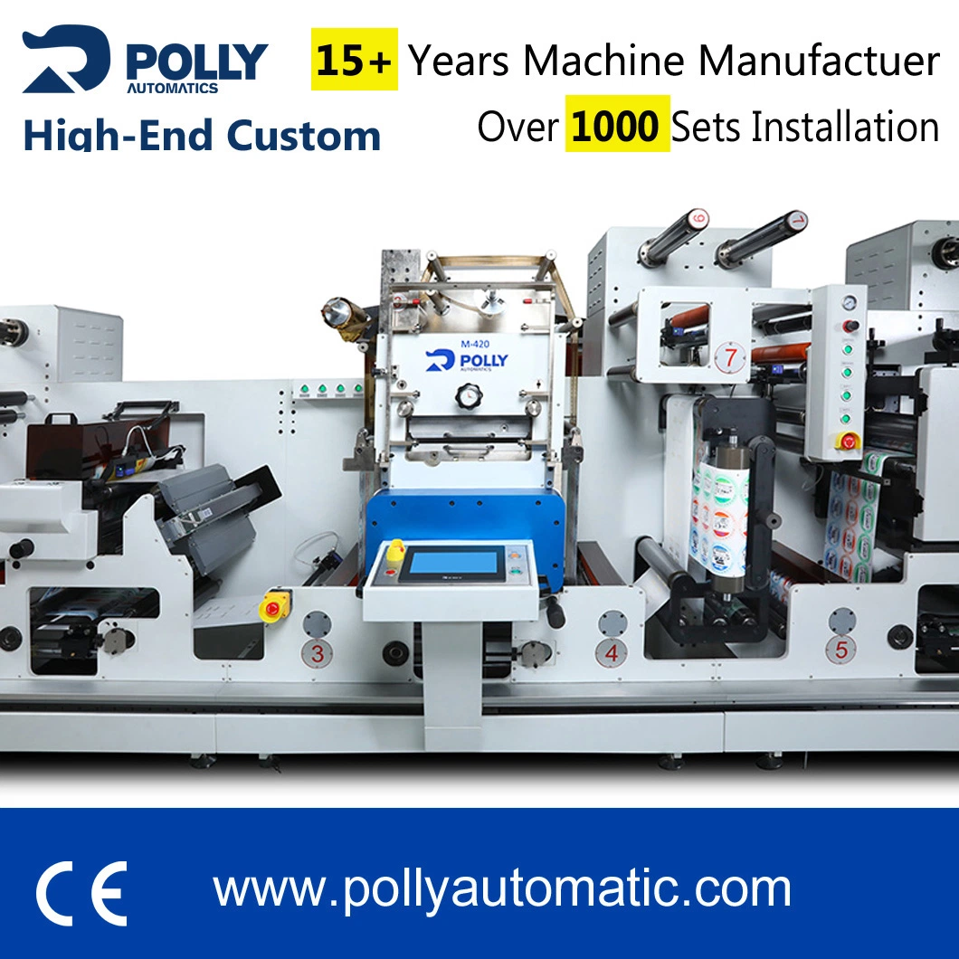 Plus M420 Modular Label Converting Machine, Multi-Modular Label Finishing Machine, Iml Label Making Machine