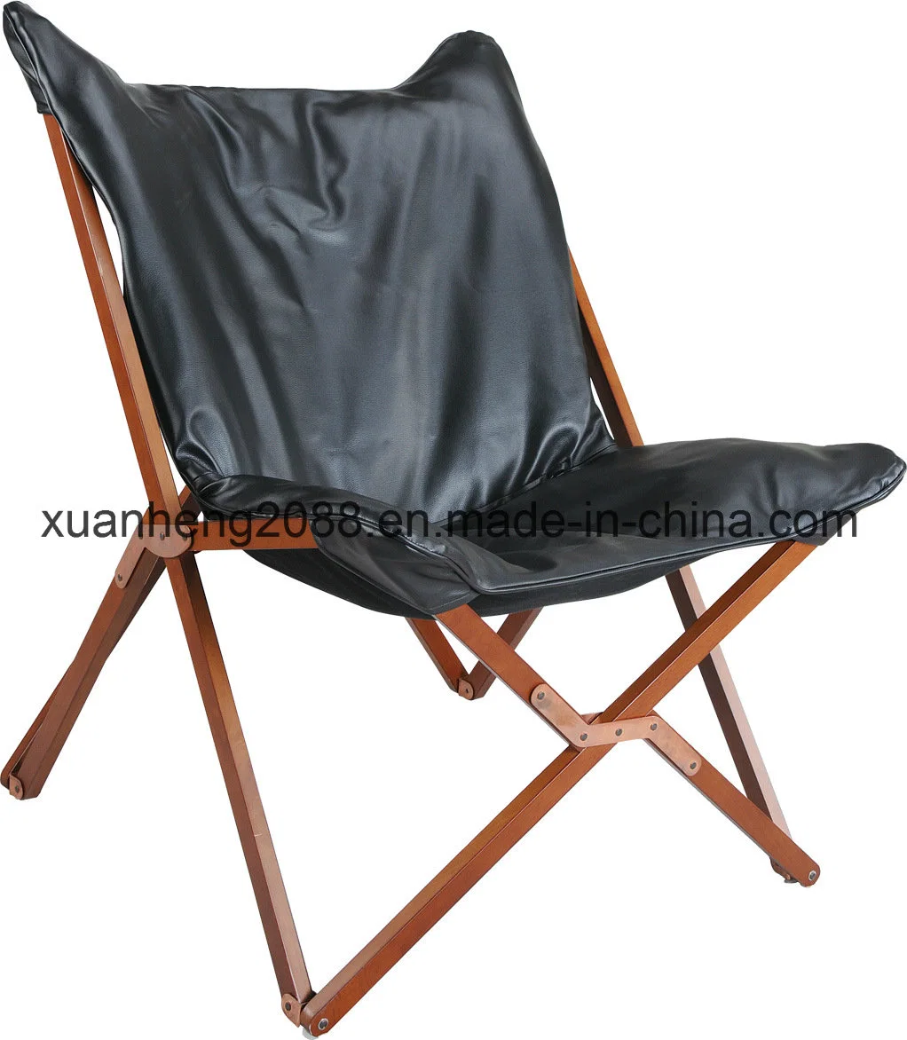 Chaise de plage réglable pliante en bois chaise intérieure et extérieure commerciale Chaise longue