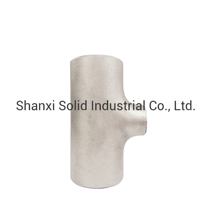 304 316 Butt Welded Seamless Reducing Tee Pipe Fitting