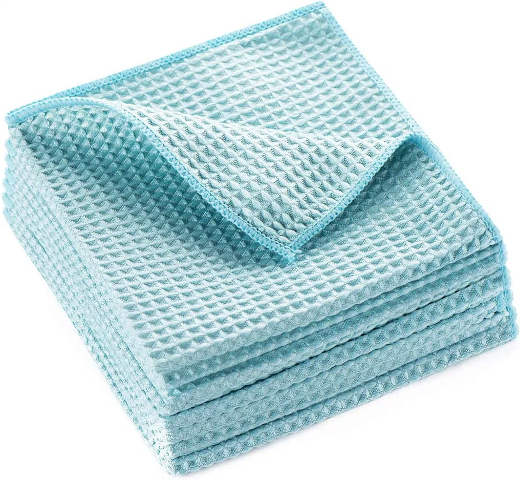 Microfiber Waffle Weave Drying Towel Cloth for Car Detailing