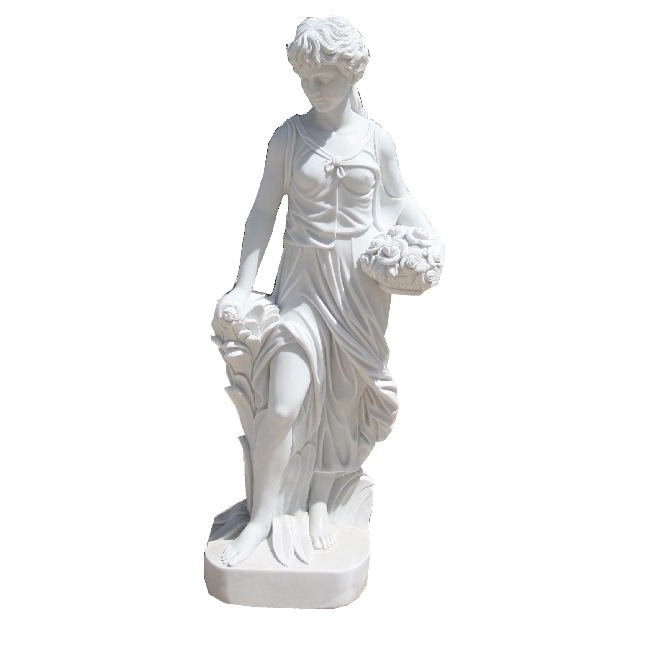 Hot Sale White Marble Four Season Goddess Statue Sculpture