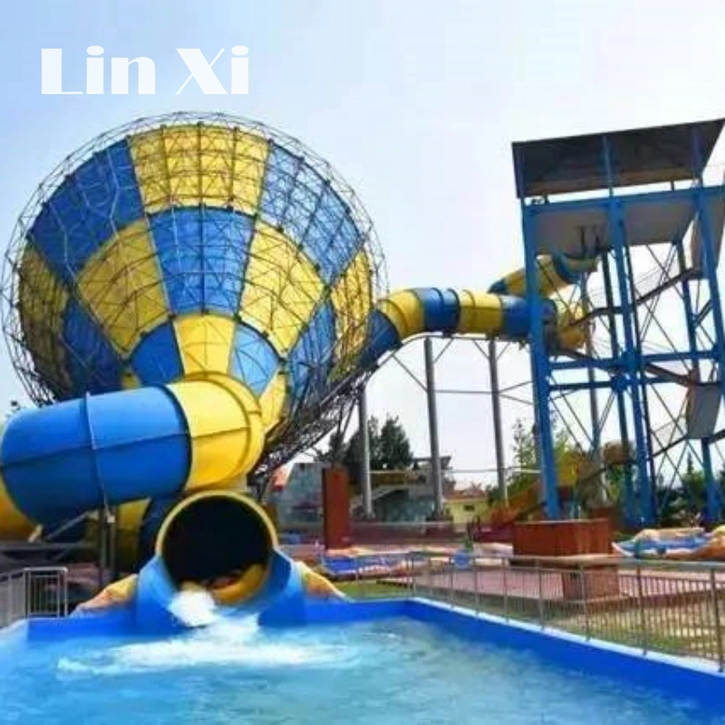 Customized Outdoor Adult Water Park Fiberglass Speaker Slide for Children's Amusement Park Sports Equipment