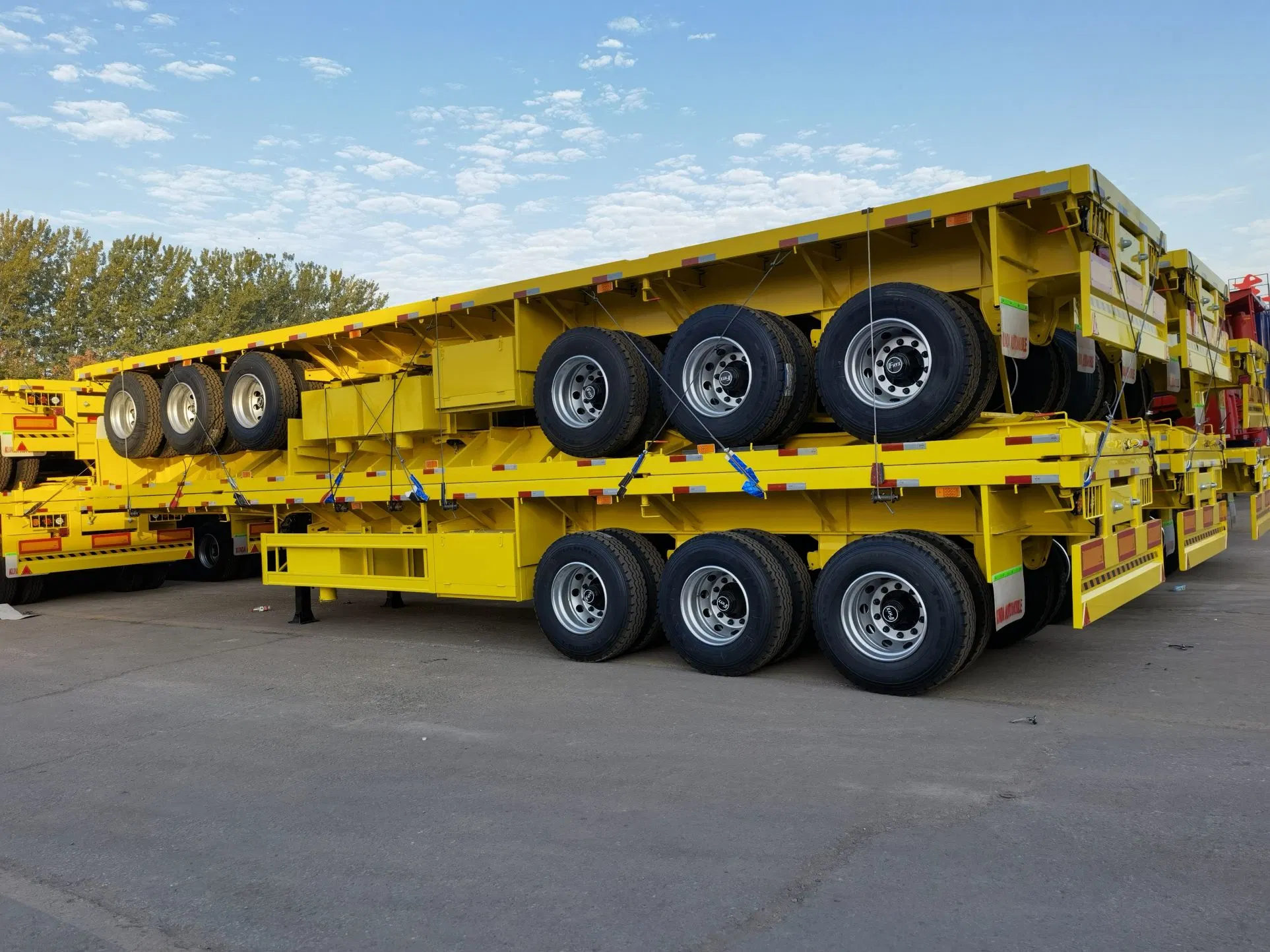 Brand New Flatbed Flat Deck Trailers for Sale Truck Trailers Semi Trailer Dump Trailer Fuel Tanker Semi Trailer Other Trailer Parts Fence Trailer Price