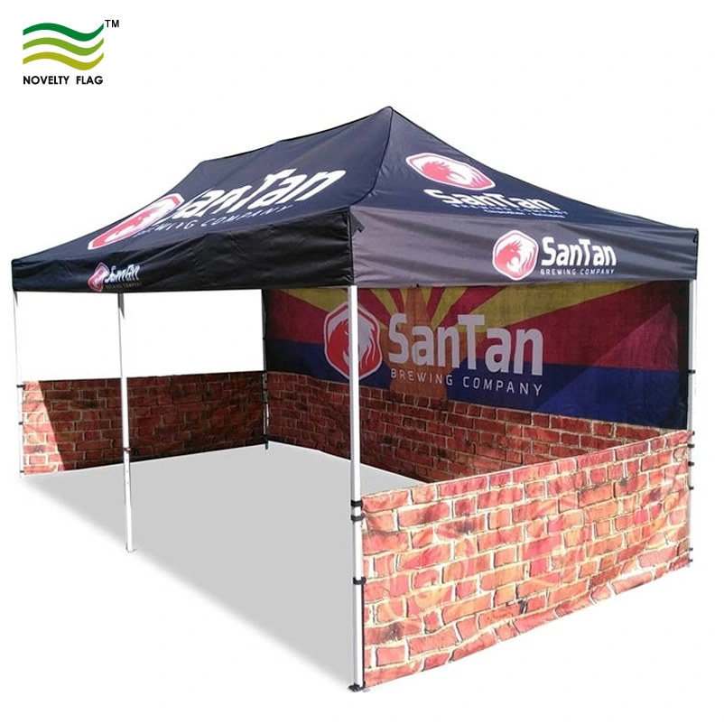 3X6m 3X4.5m 3X6m Pop up Canopy Tent Side Walls Straight Leg Canopy Tent for Trade Show Beach Party Events Advertising