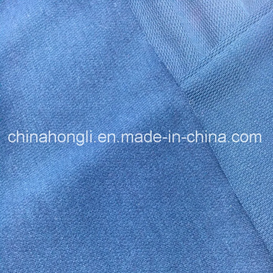 Stock Pique P/C 80/20 Mesh Bird Knitting Fabric for Polo Uniform
