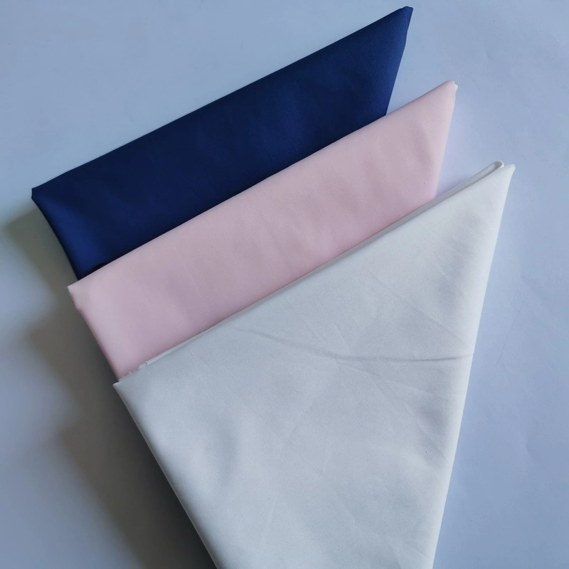 Combed CVC More Cotton Shirting Fabric 80%Cotton 20% 45X45 110X76