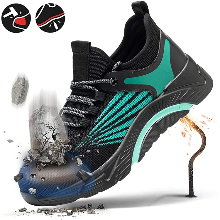 Anti Smashing Anti Piercing Lightweight Industrial Construction Safety Shoes